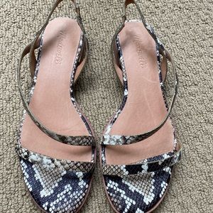 Madewell “Heidi” sling back sandal 7.5